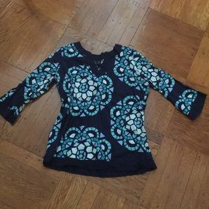 Girl’s Blue Tunic/ Bathing suit cover up Size 12